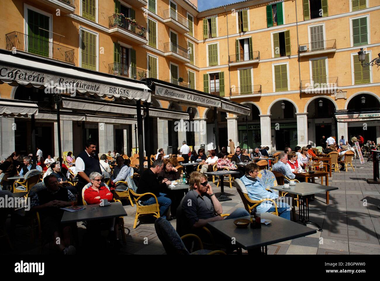 Plaza Mayor de Palma. Majorque, Espagne Banque D'Images
