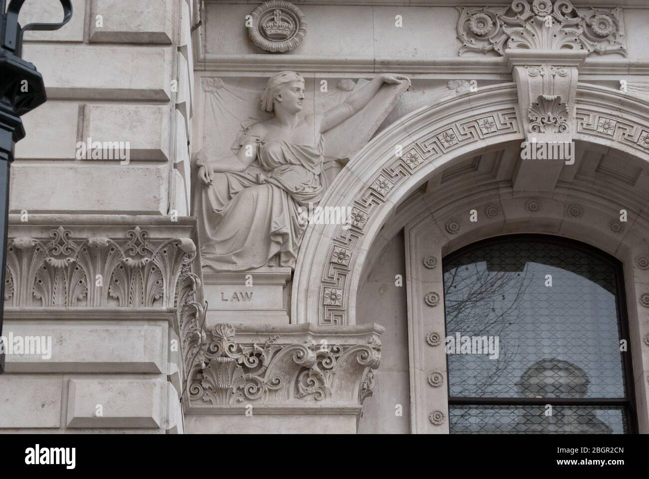 Law Italianate Foreign & Commonwealth Office, King Charles Street, Whitehall, Westminster, Londres SW1A 2AH Banque D'Images