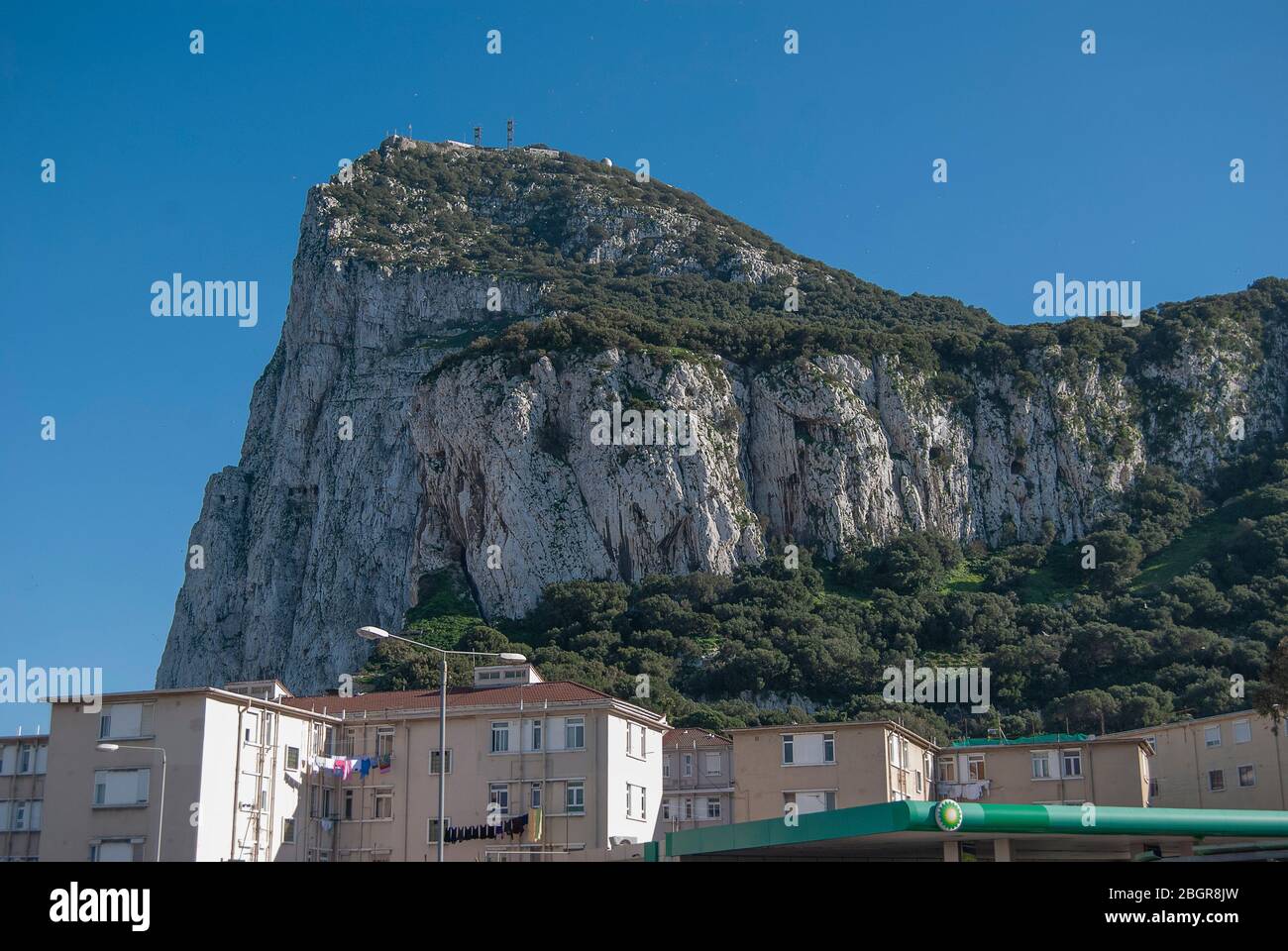 Le territoire britannique d'outre-mer de Gibraltar Banque D'Images