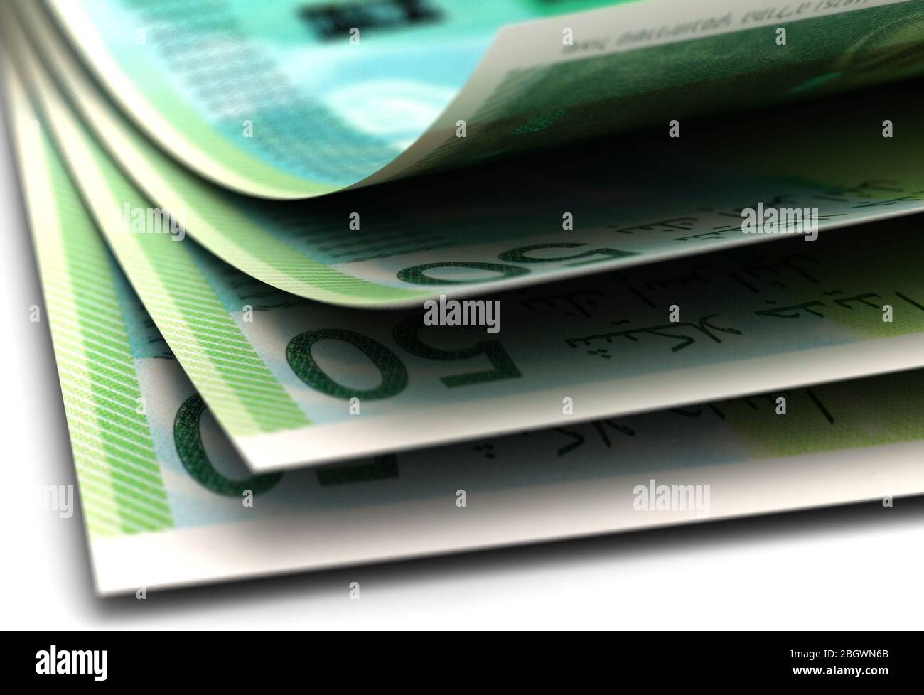 Nouveau shekel israélien clôture de la monnaie Banque D'Images