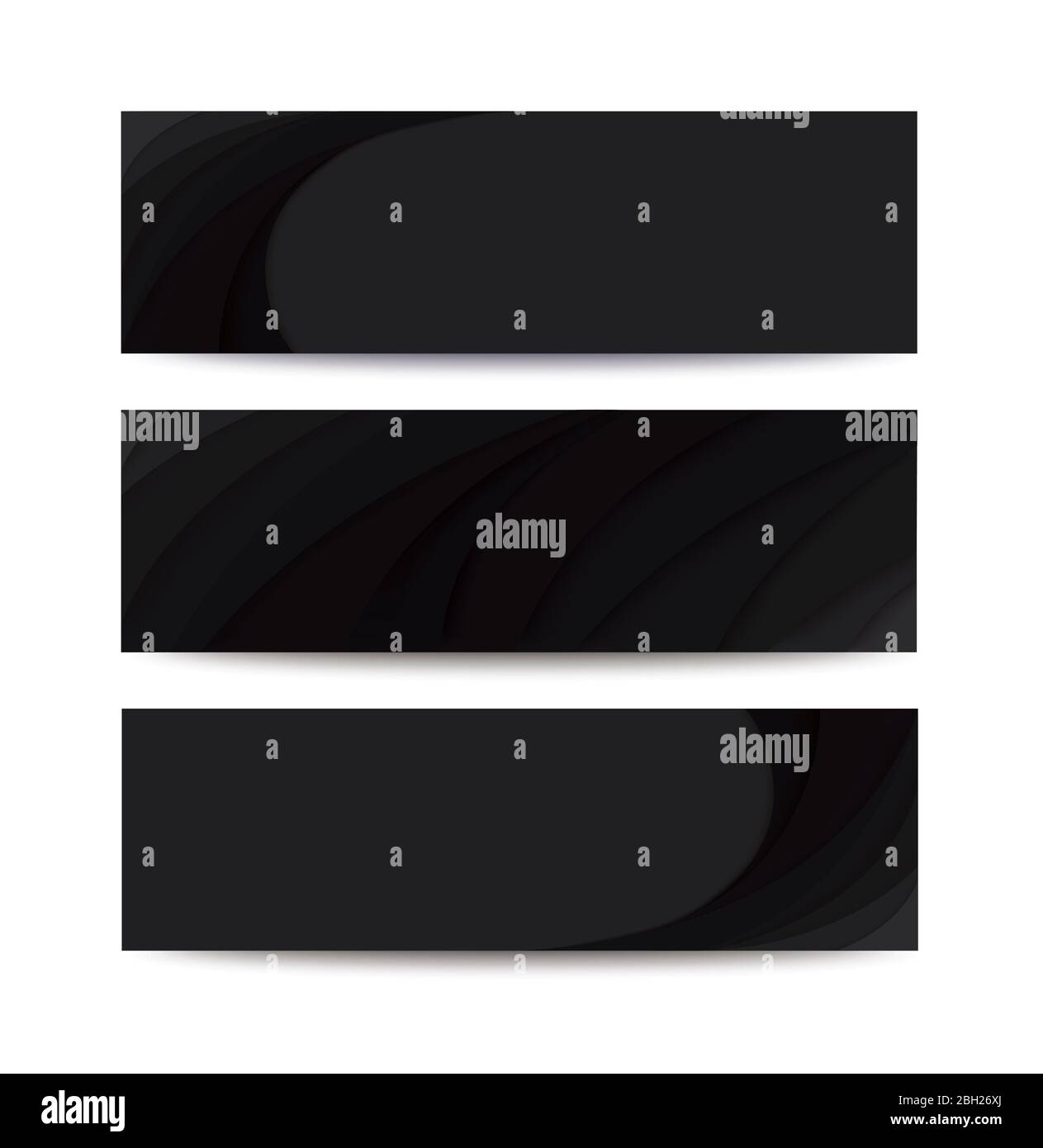 fond du modèle de courbe noire Banque D'Images