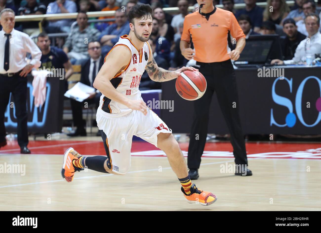 Bologne, Italie. 1 janvier 2020. Bologne, Italie, 01 Jan 2020, Tommaso Baldasso (Virtus Roma) pendant - - - crédit: LM/Michele Nucci crédit: Michele Nucci/LPS/ZUMA Wire/Alay Live News Banque D'Images