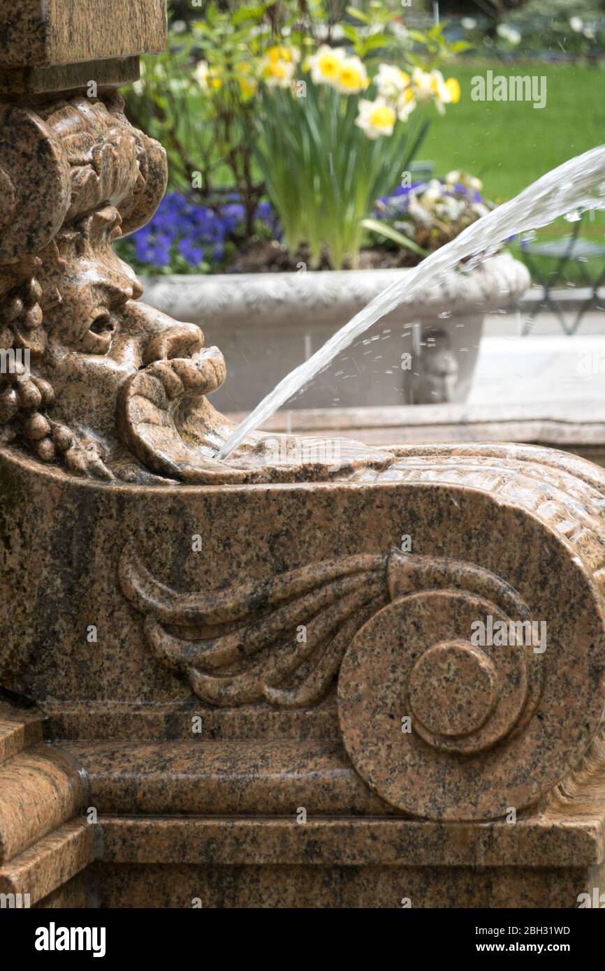 La Josephine Shaw Lowell Memorial Fountain, Bryant Park, NYC Banque D'Images