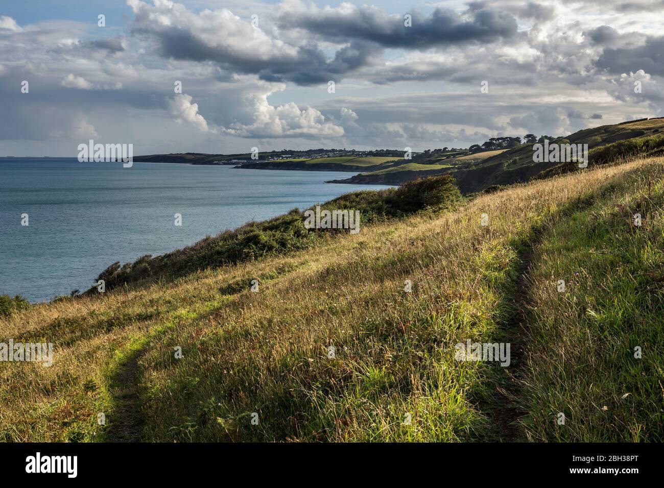 Portscatho; région agricole de Curgurrell; Cornwall; Royaume-Uni Banque D'Images