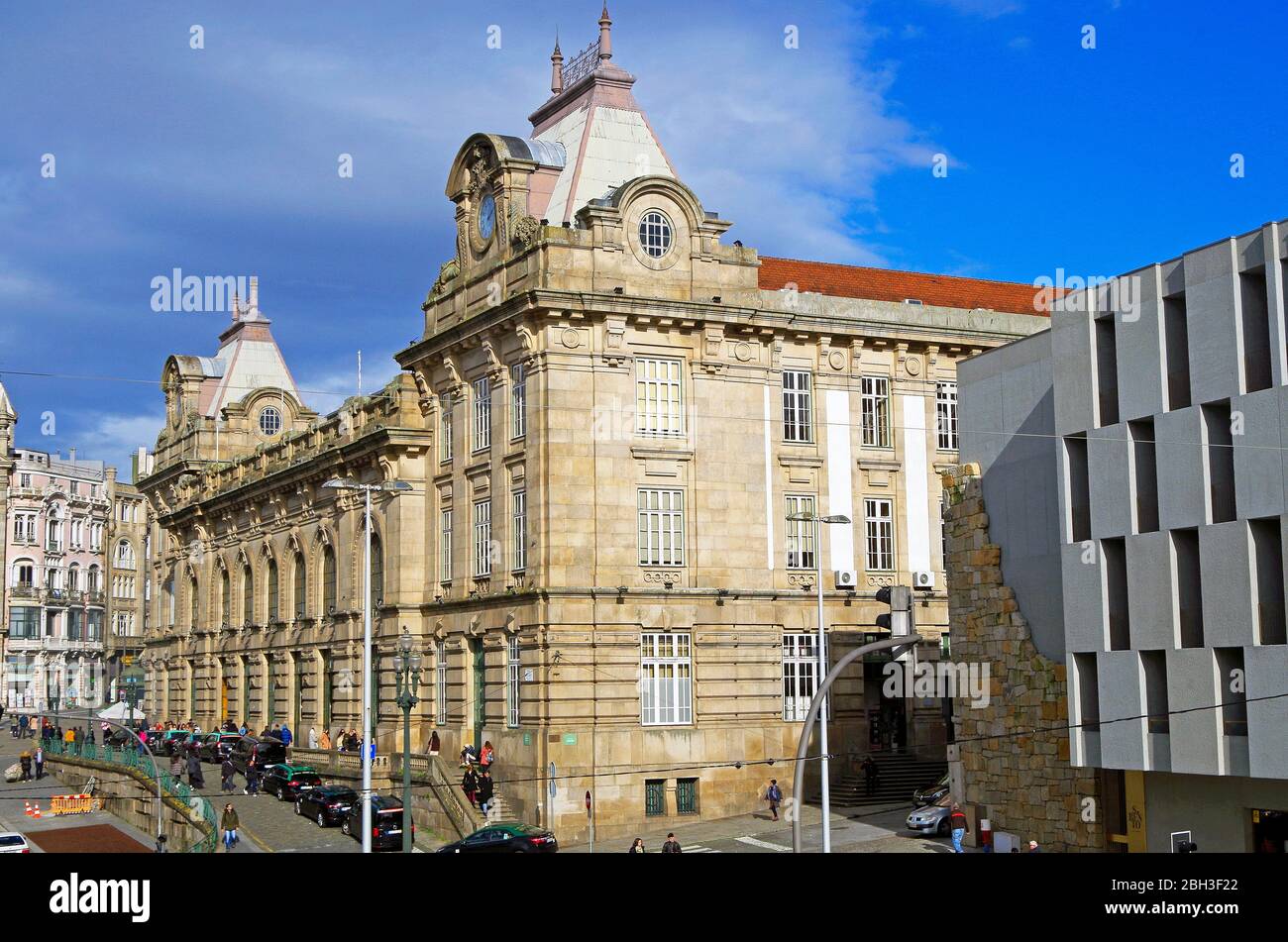 Station Sao Bento, Estação ferroviária de São Bento, Porto, Portugal, un imposant bâtiment des Beaux Arts conçu par Jose marques da Silva, construit en 1904-13 Banque D'Images