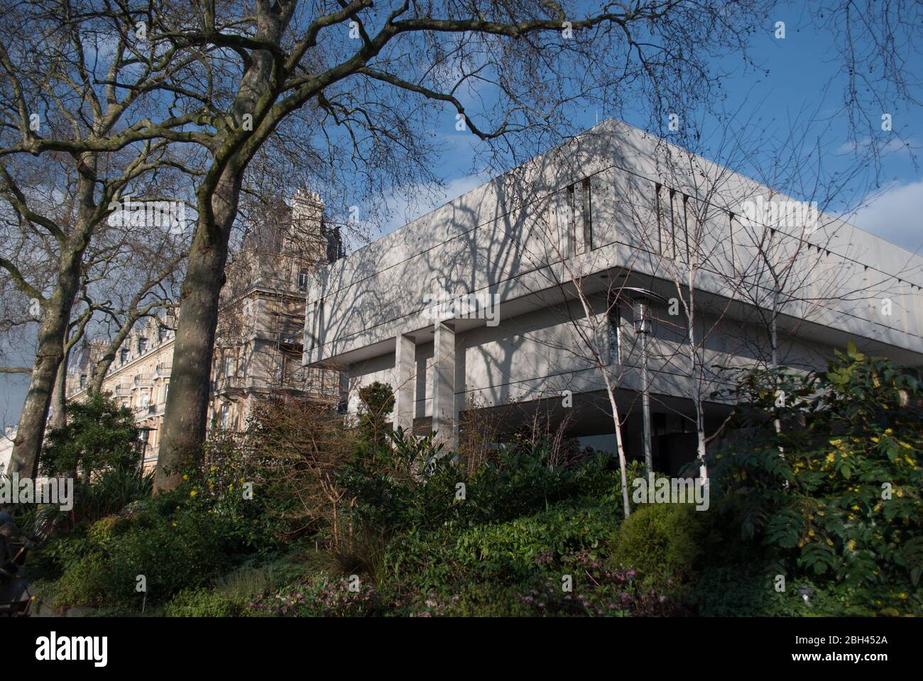 Mosaïque béton années 60 Architecture modernisme moderniste Collège royal des médecins, 11 St Andrews PL, Londres NW1 4LE par Denys Lasdun Banque D'Images