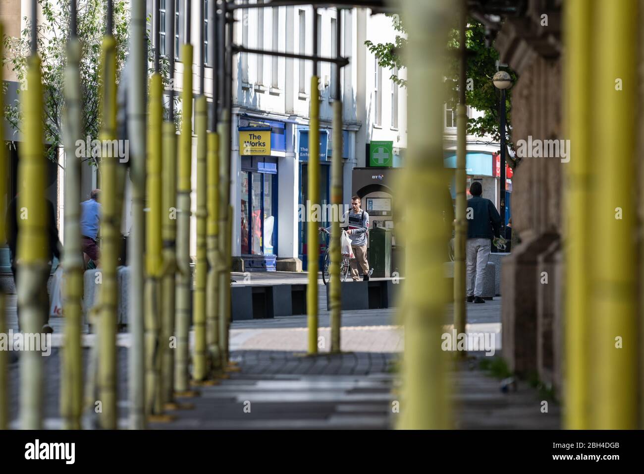 La photographie suivante a été prise pendant la pandémie de coronavirus. Banque D'Images