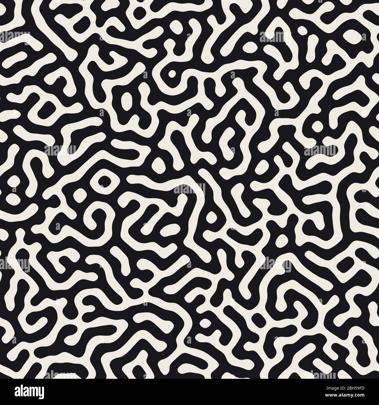 Vector pattern. transparente Des formes organiques monochrome de texture. Résumé fond arrondi élégant lignes malpropre. Illustration de Vecteur