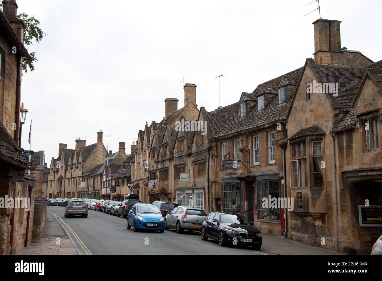 Chipping Campden High Street Cotswolds Banque D'Images