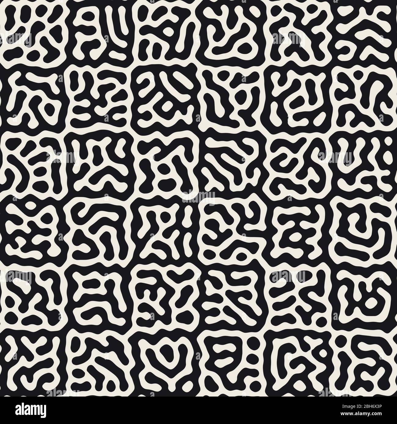 Vector pattern. transparente Des formes organiques monochrome de texture. Résumé fond arrondi élégant lignes malpropre. Illustration de Vecteur