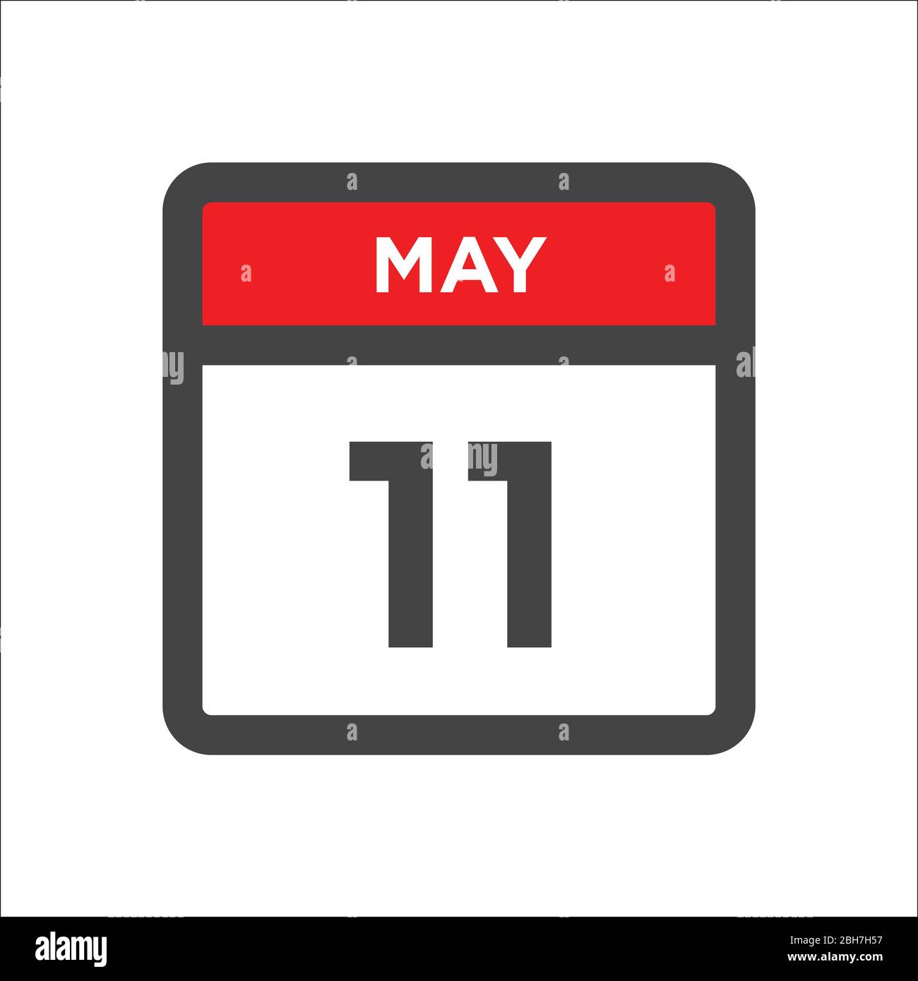 11 mai calendrier Banque d'images vectorielles - Alamy