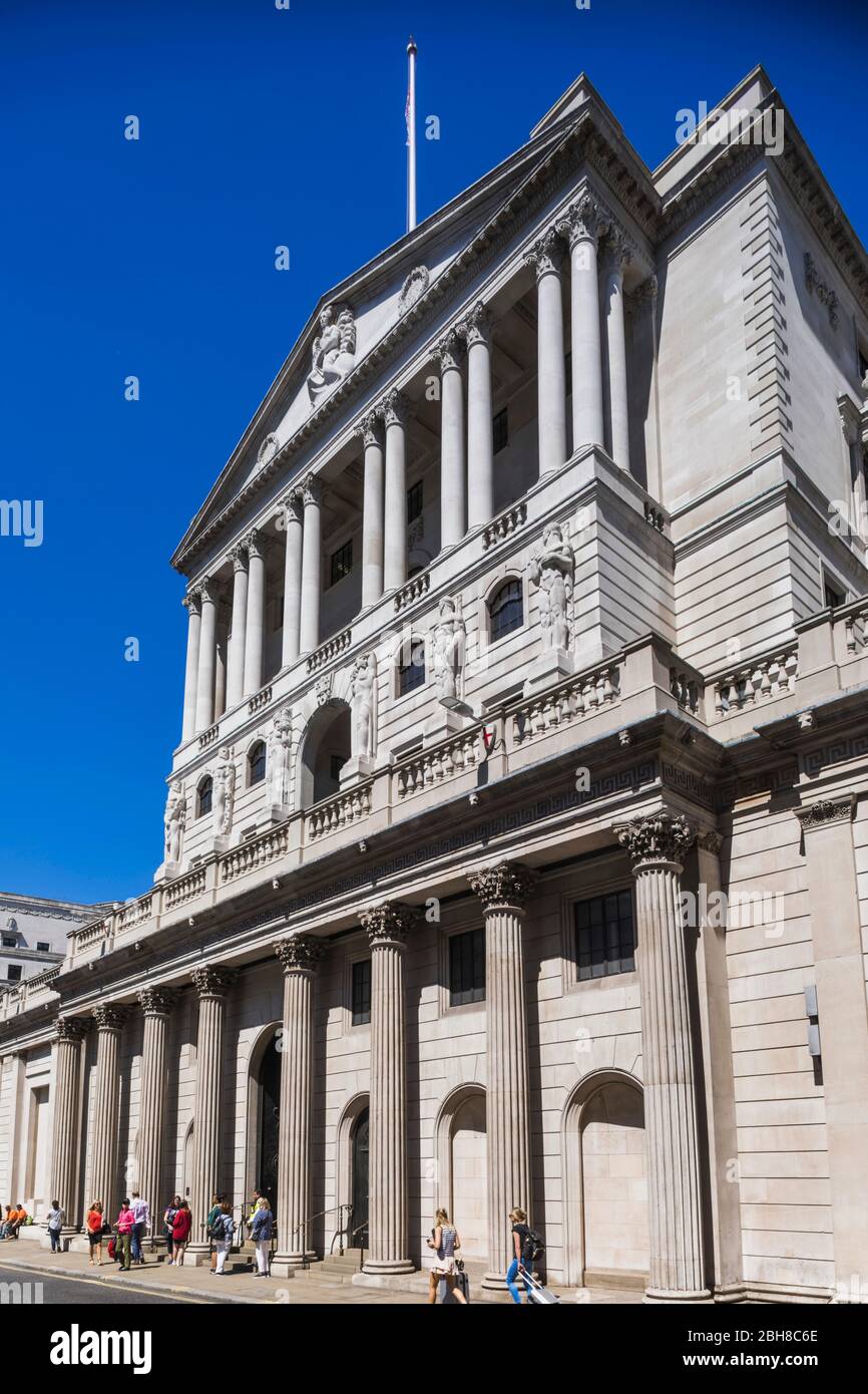 L'Angleterre, Londres, ville de Londres, la Banque d'Angleterre des capacités Banque D'Images