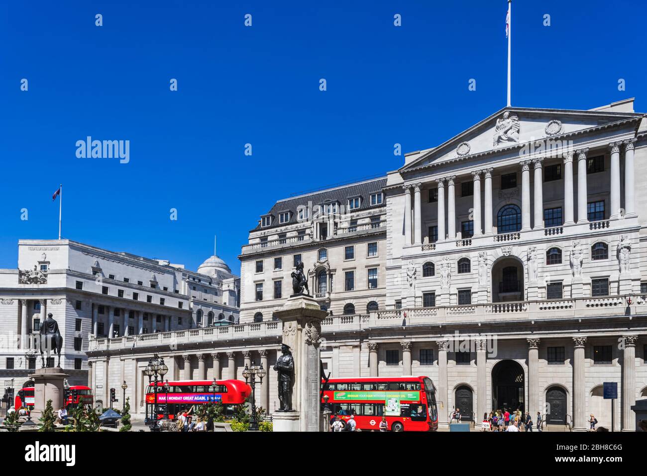 L'Angleterre, Londres, ville de Londres, la Banque d'Angleterre des capacités Banque D'Images