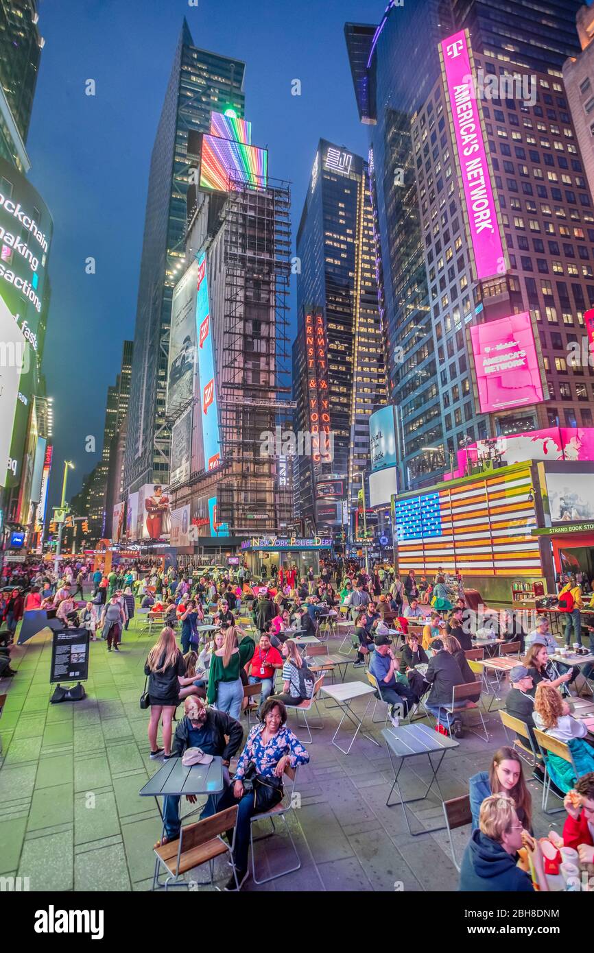 USA, New York City, Manhattan, Times Square Banque D'Images USA, New York City, Manhattan, Times Square Banque D'Images