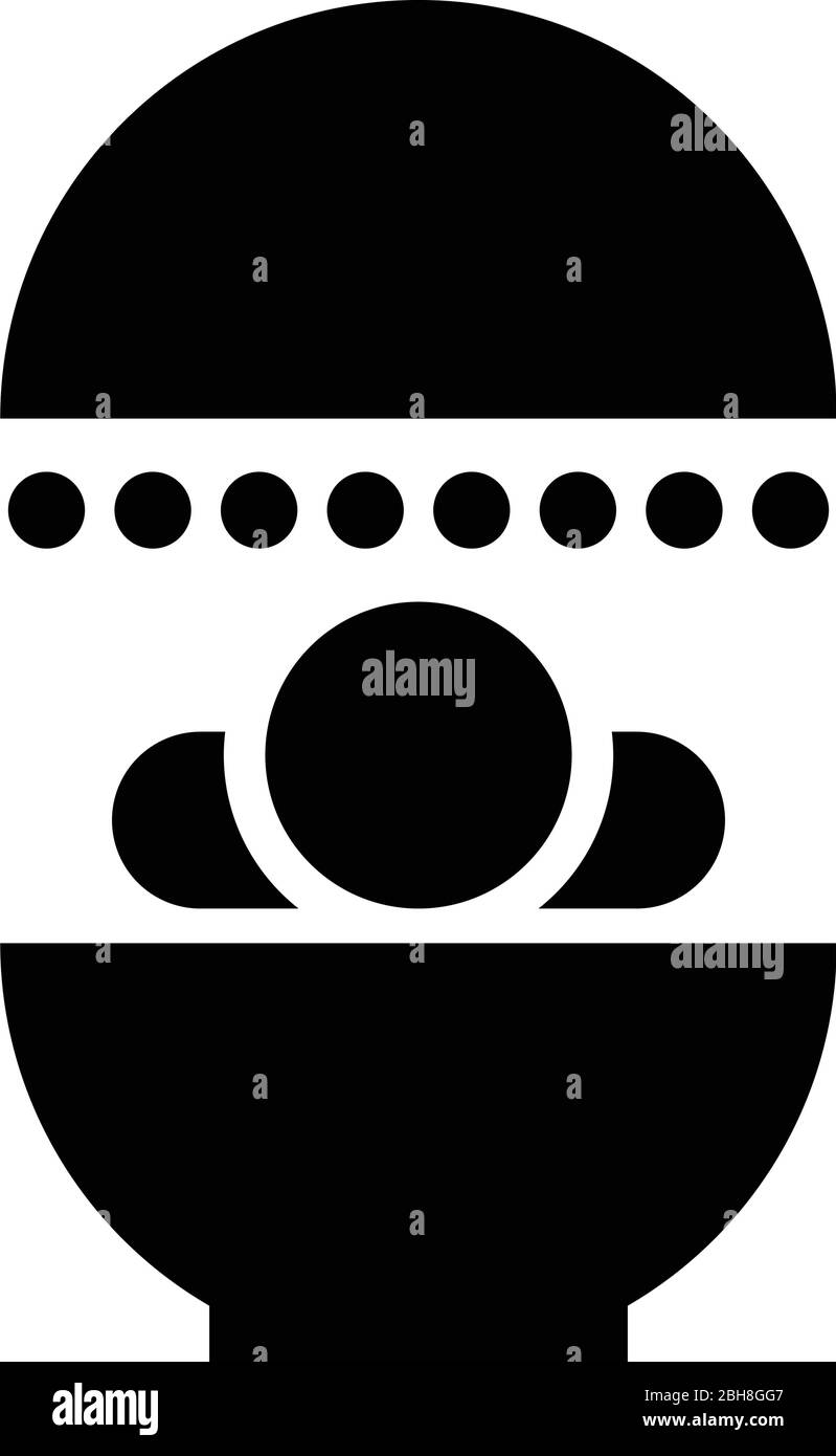 Solarium traitement humain traitement exposition corps CT balayage CAT Scan icône de radiothérapie noir illustration vectorielle image simple de style plat Illustration de Vecteur