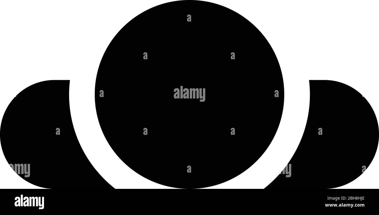 Homme allongé sur le dos Voir tête épaules icône noir couleur vecteur illustration plat style simple image Illustration de Vecteur