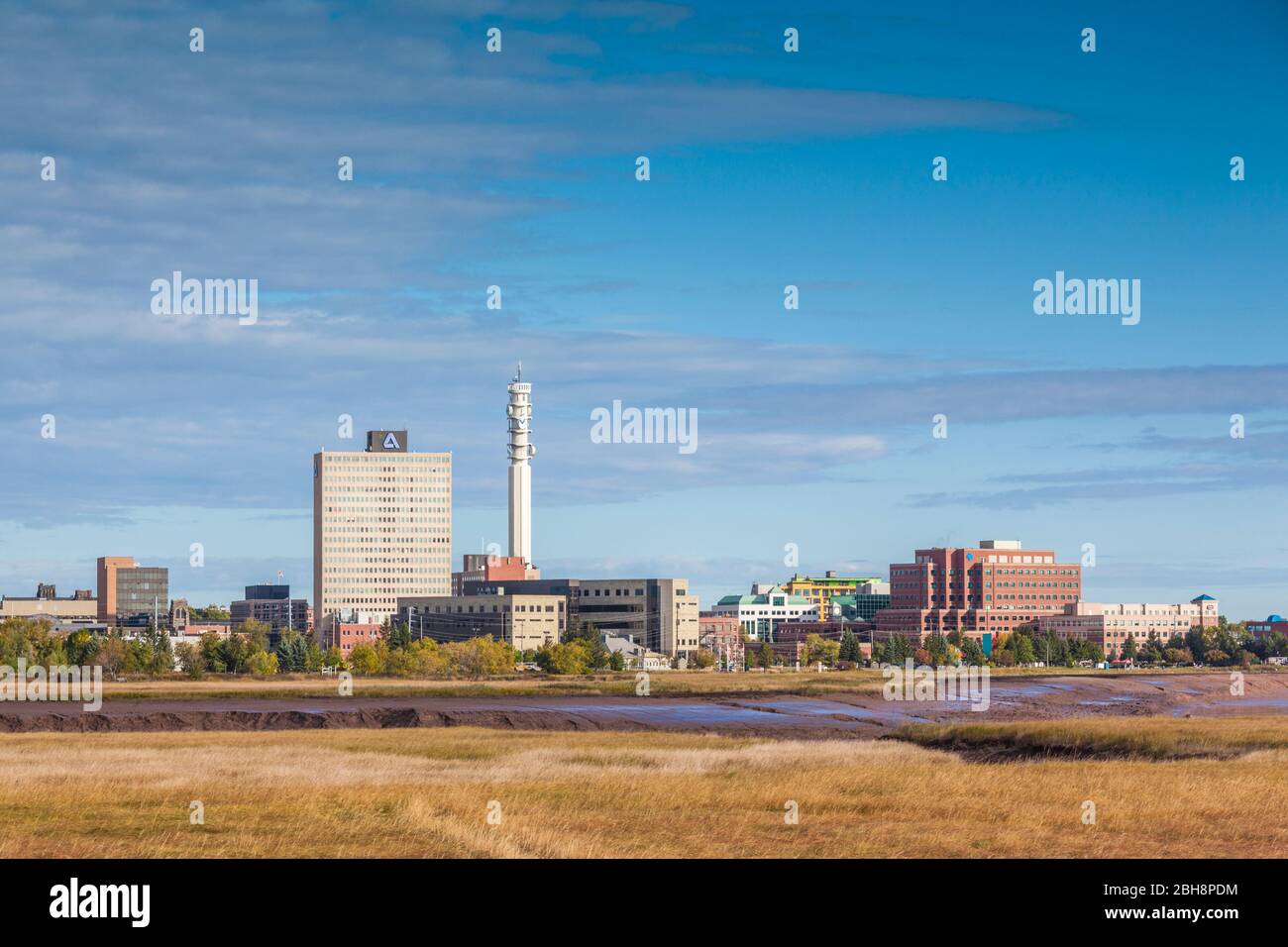 Canada, Nouveau-Brunswick, baie de Fundy, Moncton, ville Banque D'Images