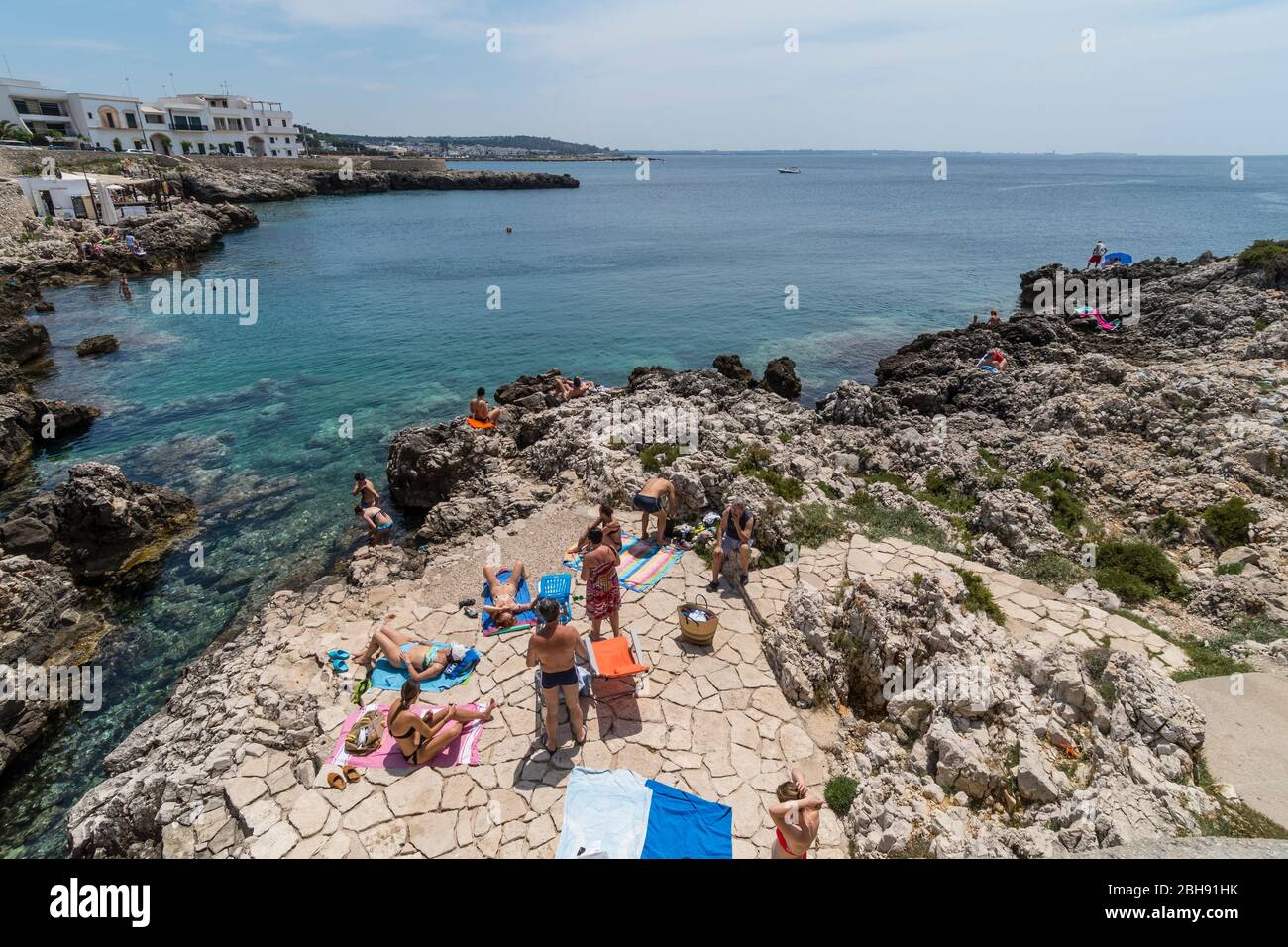 Italie, Mezzogiorno, Pouilles, Nardó, Lido Beija-Flor Banque D'Images