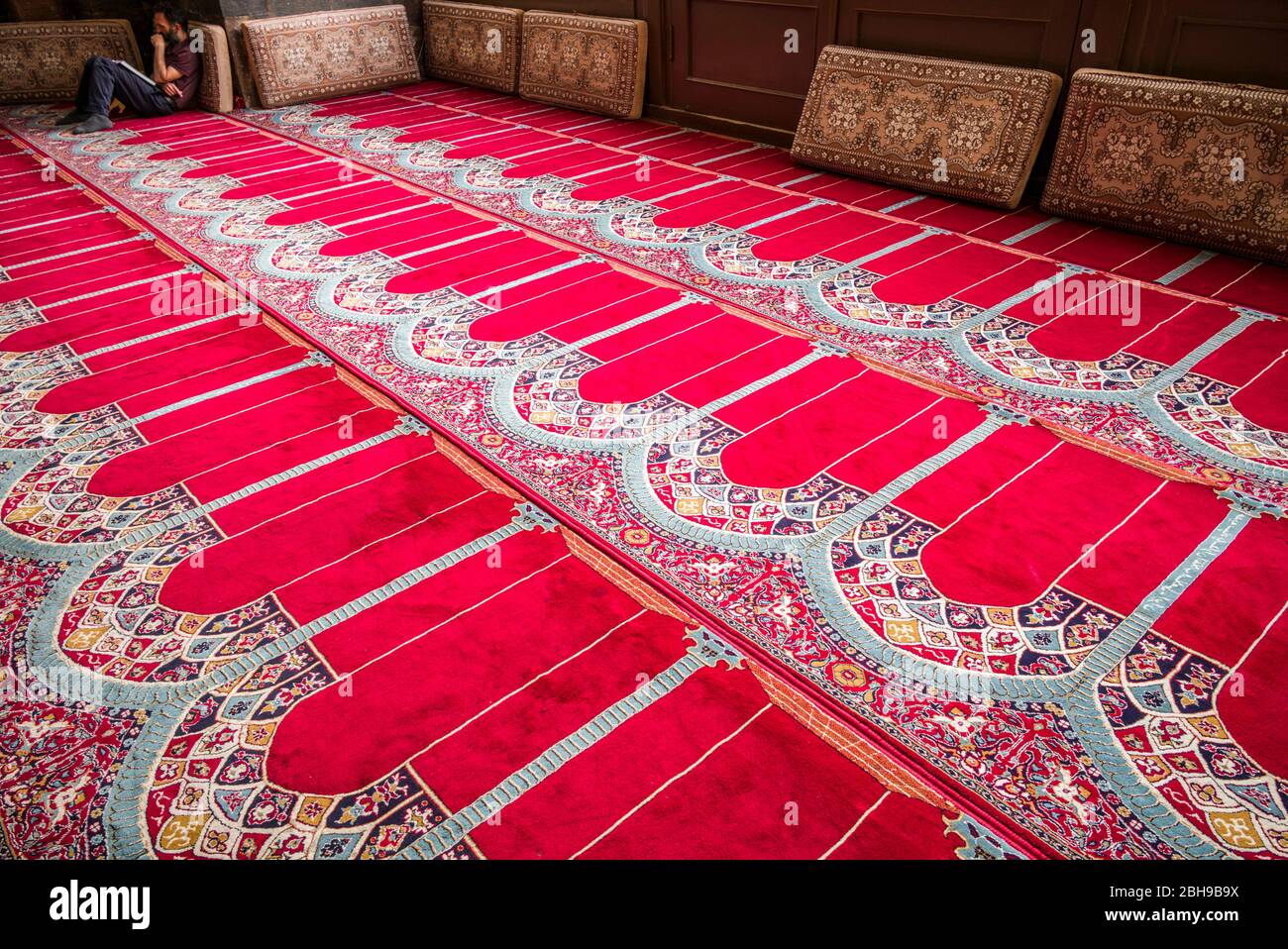 L'Arménie, Erevan, la Mosquée Bleue, 18e siècle, tapis Banque D'Images