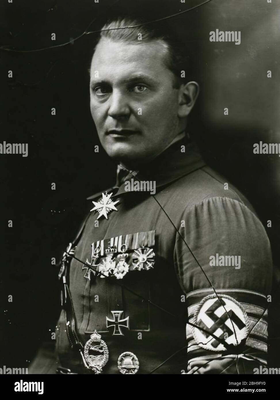 Hermann Goering, (1893-1946), homme politique allemand et chef militaire et membre dirigeant du parti Nazi Banque D'Images