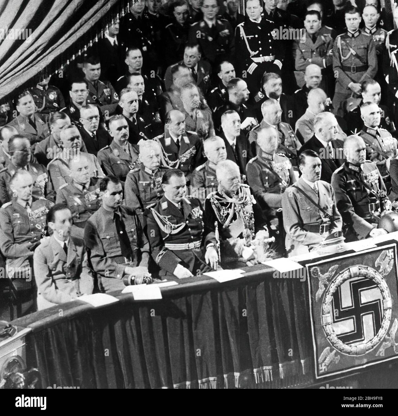 Hermann Goering, (1893-1946), homme politique allemand et chef militaire et membre dirigeant du parti Nazi Banque D'Images