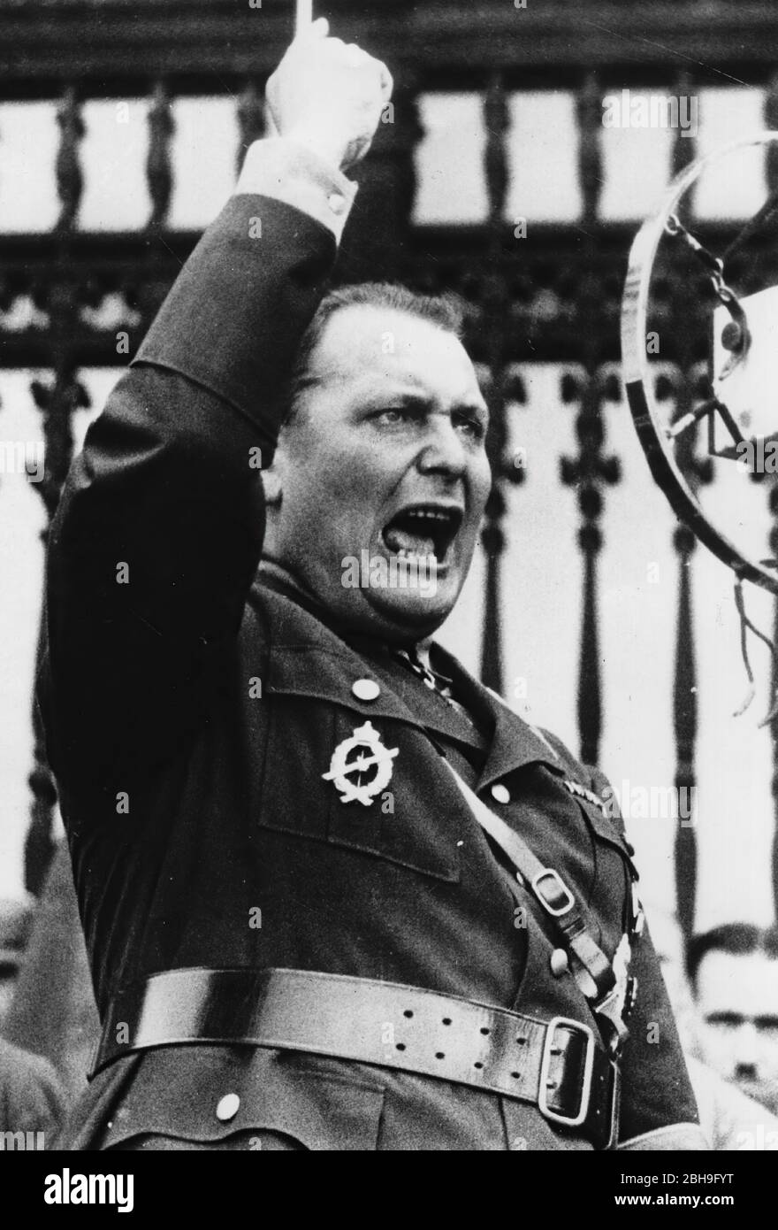 Hermann Goering, (1893-1946), homme politique allemand et chef militaire et membre dirigeant du parti Nazi Banque D'Images