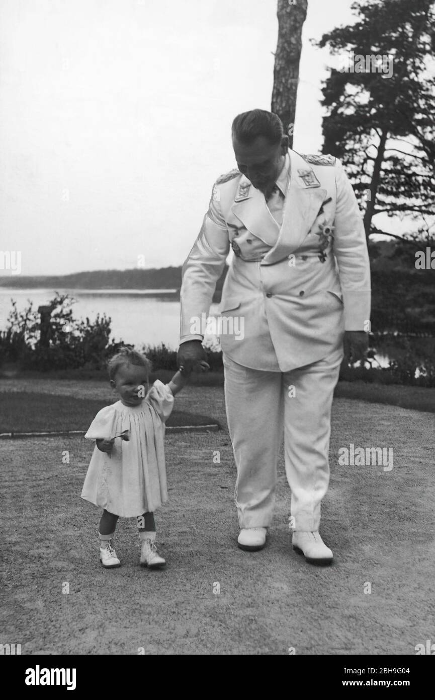 Hermann Goering, (1893-1946), homme politique allemand et chef militaire et membre dirigeant du parti Nazi Banque D'Images