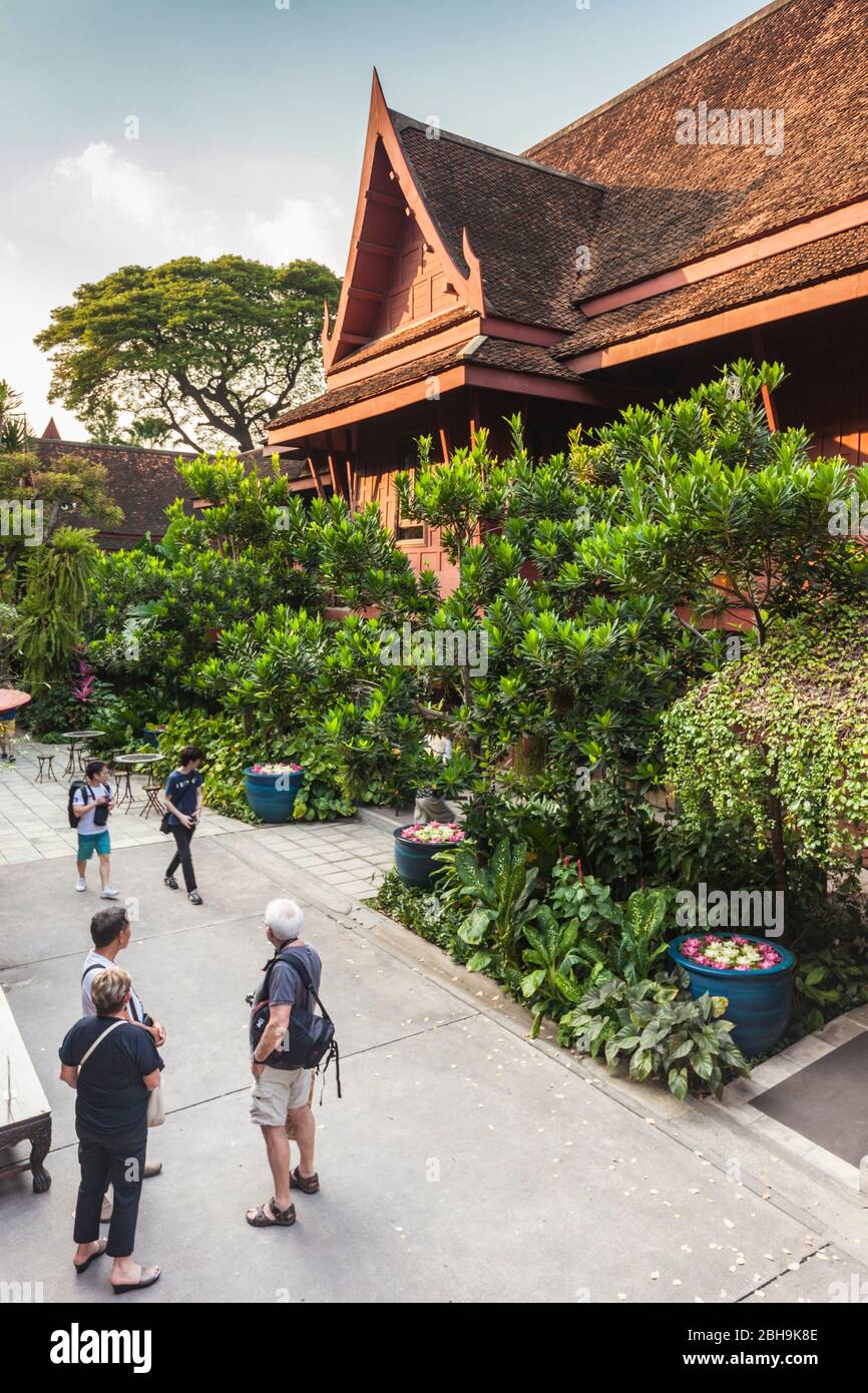 Thaïlande, Bangkok, Siam Square Area, Jim Thompson House, extérieur Banque D'Images