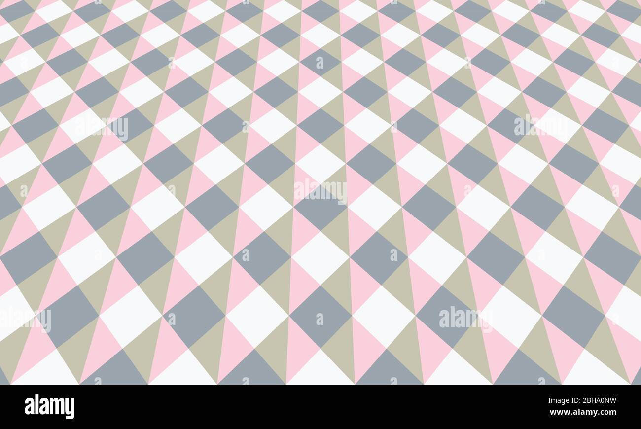 Arrière-plan abstrait avec carrés et triangles en perspective. Illustration vectorielle colorée EPS10 Illustration de Vecteur