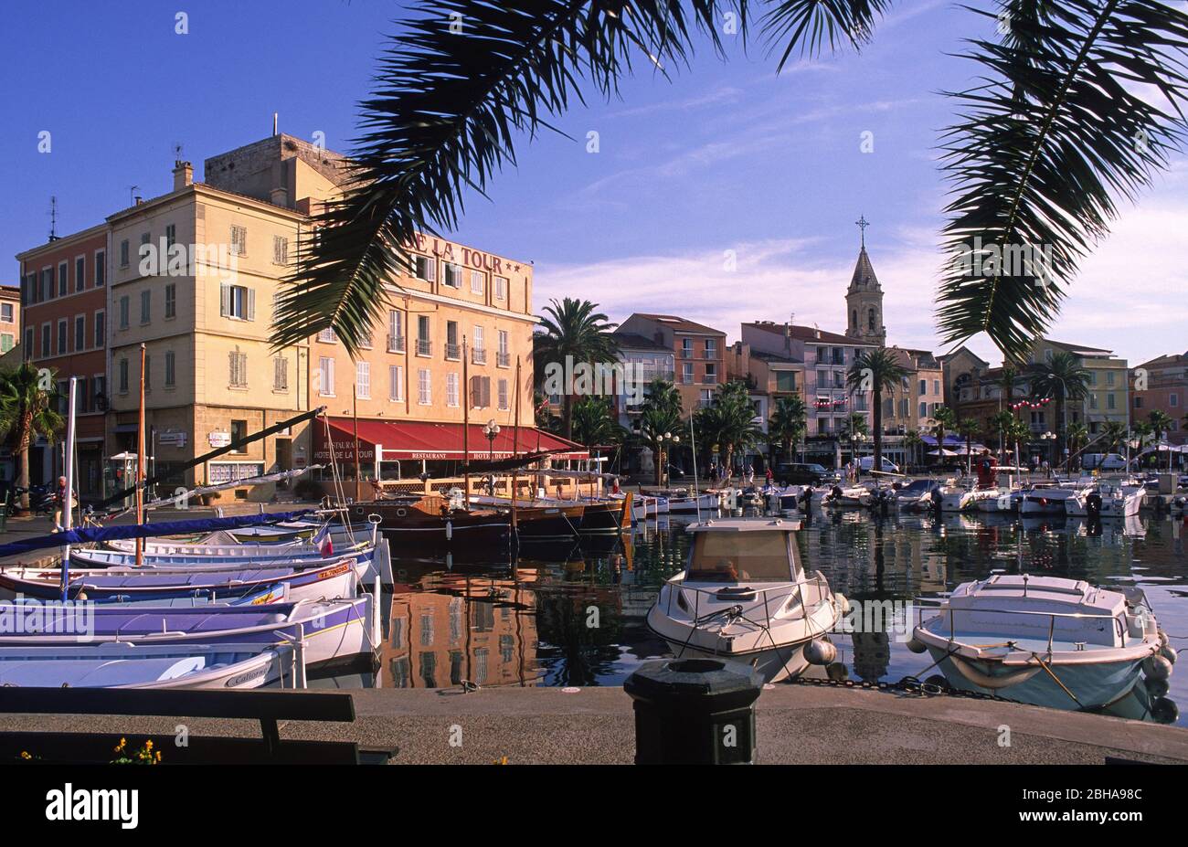 Port de Sanary sur Mer Banque D'Images