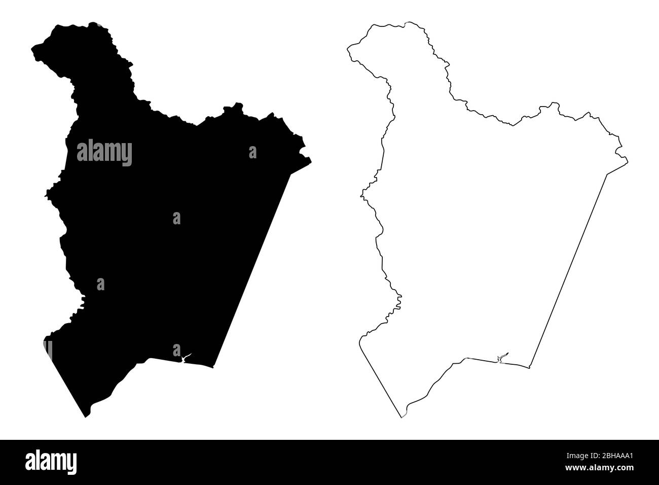 Habersham County, Géorgie (comté des États-Unis, États-Unis d'Amérique, États-Unis, États-Unis) illustration vectorielle de carte, esquisse de gribble carte Habersham Illustration de Vecteur
