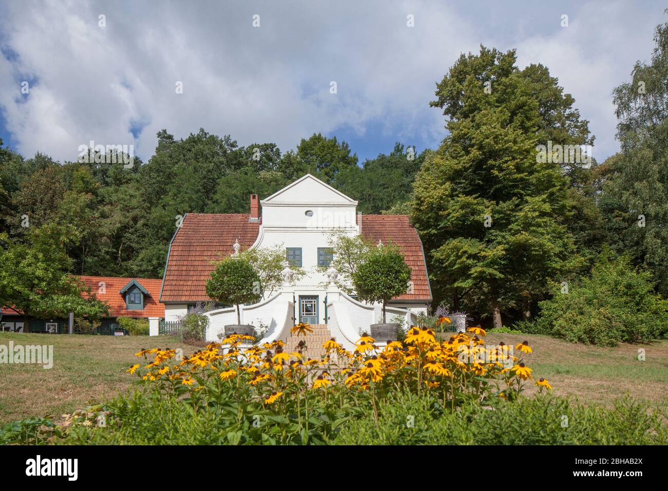 Le Barkenhoff, Heinrich Vogeler Museum, Worpswede, Basse-Saxe, Allemagne, Europe Banque D'Images