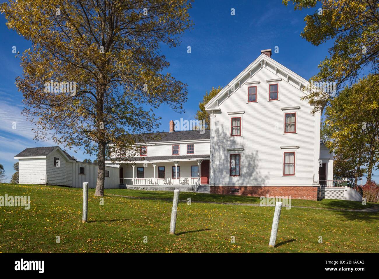Le Canada, la Nouvelle-Écosse, Maitland, Lawrence House Museum, b. en 1874 par William D. Lawrence constructeur canadien Banque D'Images