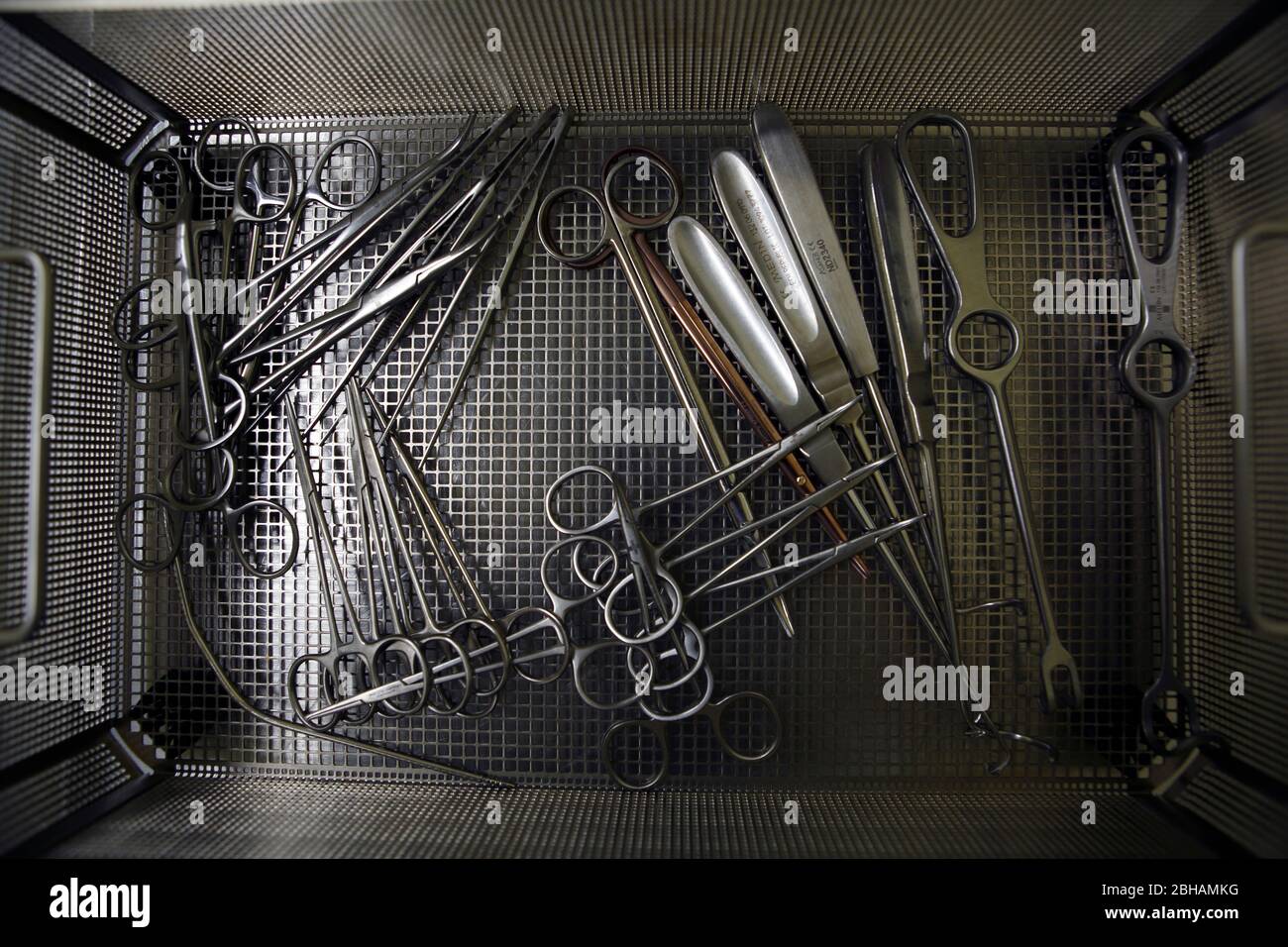Les instruments chirurgicaux Banque D'Images