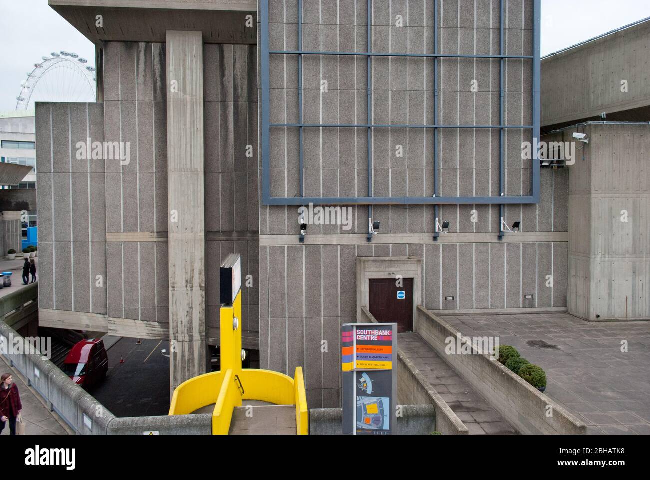 Béton armé Brutalisme Architecture Brutaliste à la Hayward Gallery, Southbank Centre, Belvedere Rd, Bishop's, London SE1 Banque D'Images