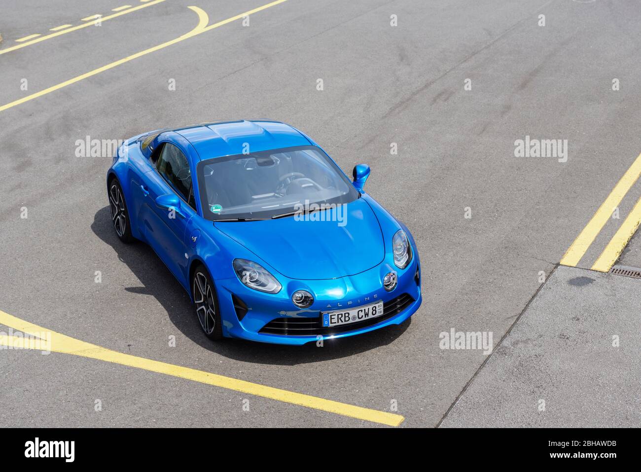 Michelstadt, Hesse, Allemagne, Renault Alpine A 110, construit en 2018, 252 ch, capacité 1,8 litre Banque D'Images