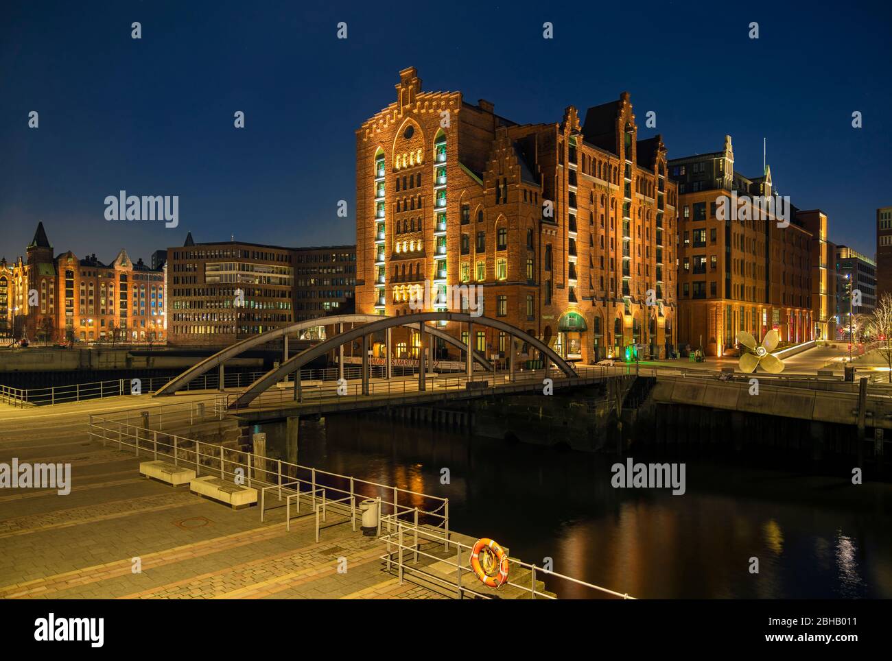 Allemagne, Hambourg, Musée maritime international Hambourg, IMMH, Schiffahrtsmuseum Banque D'Images