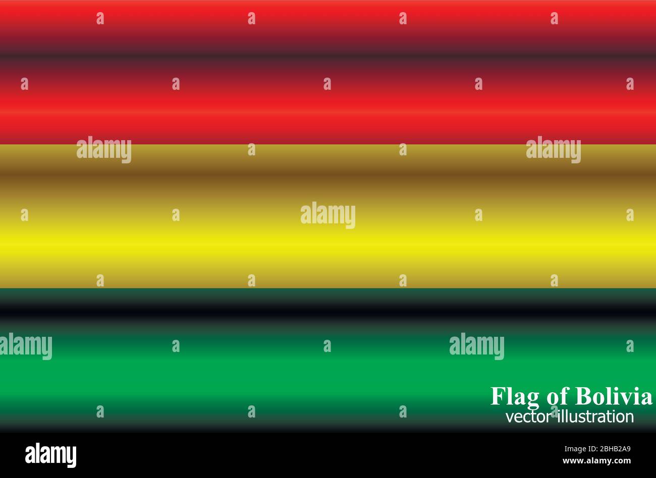 Fond lumineux avec drapeau de la Bolivie. Bonne expérience de la Bolivie. Bouton lumineux. Illustration de Vecteur