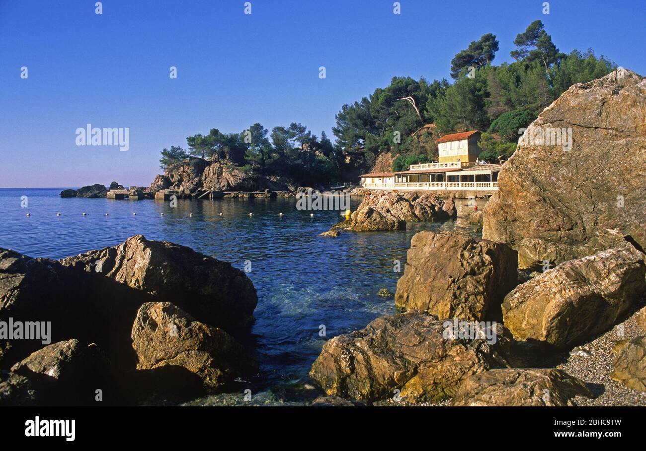 Anse Magaud à Toulon Banque D'Images