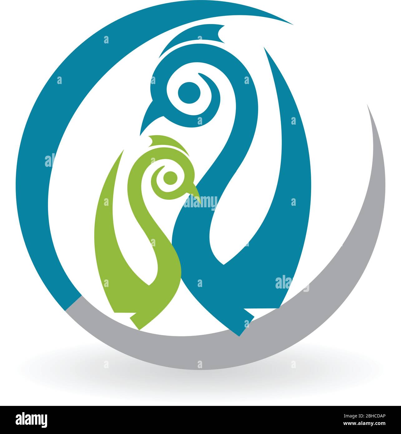 logo peacock Illustration de Vecteur