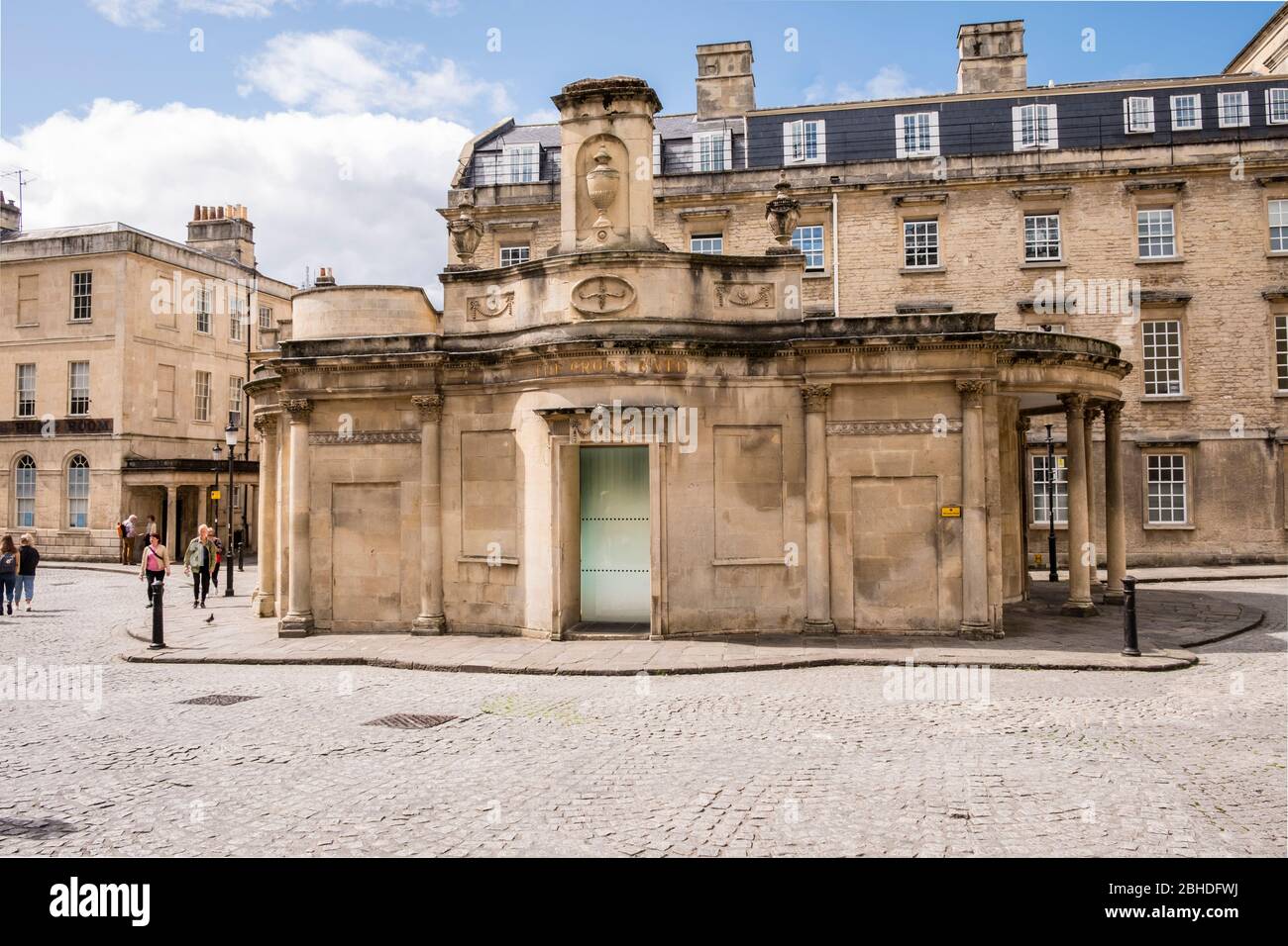The Cross Bath, Thermae Bath Spa, Bath, Somerset, Angleterre, GB, Royaume-Uni Banque D'Images