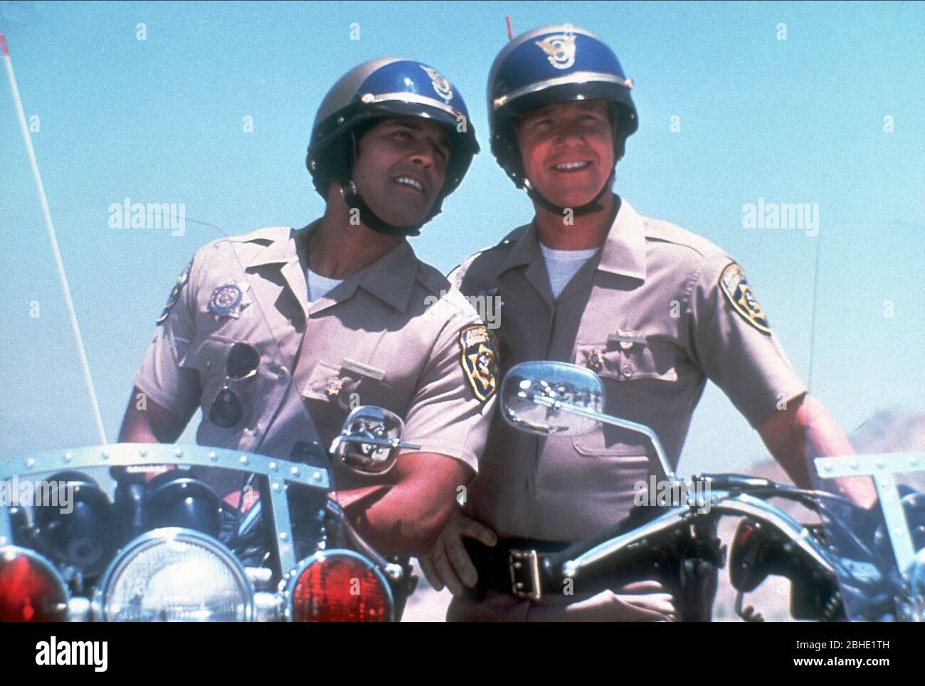 ERIK ESTRADA, LARRY WILCOX, CHIPS, 1977 Photo Stock Alamy