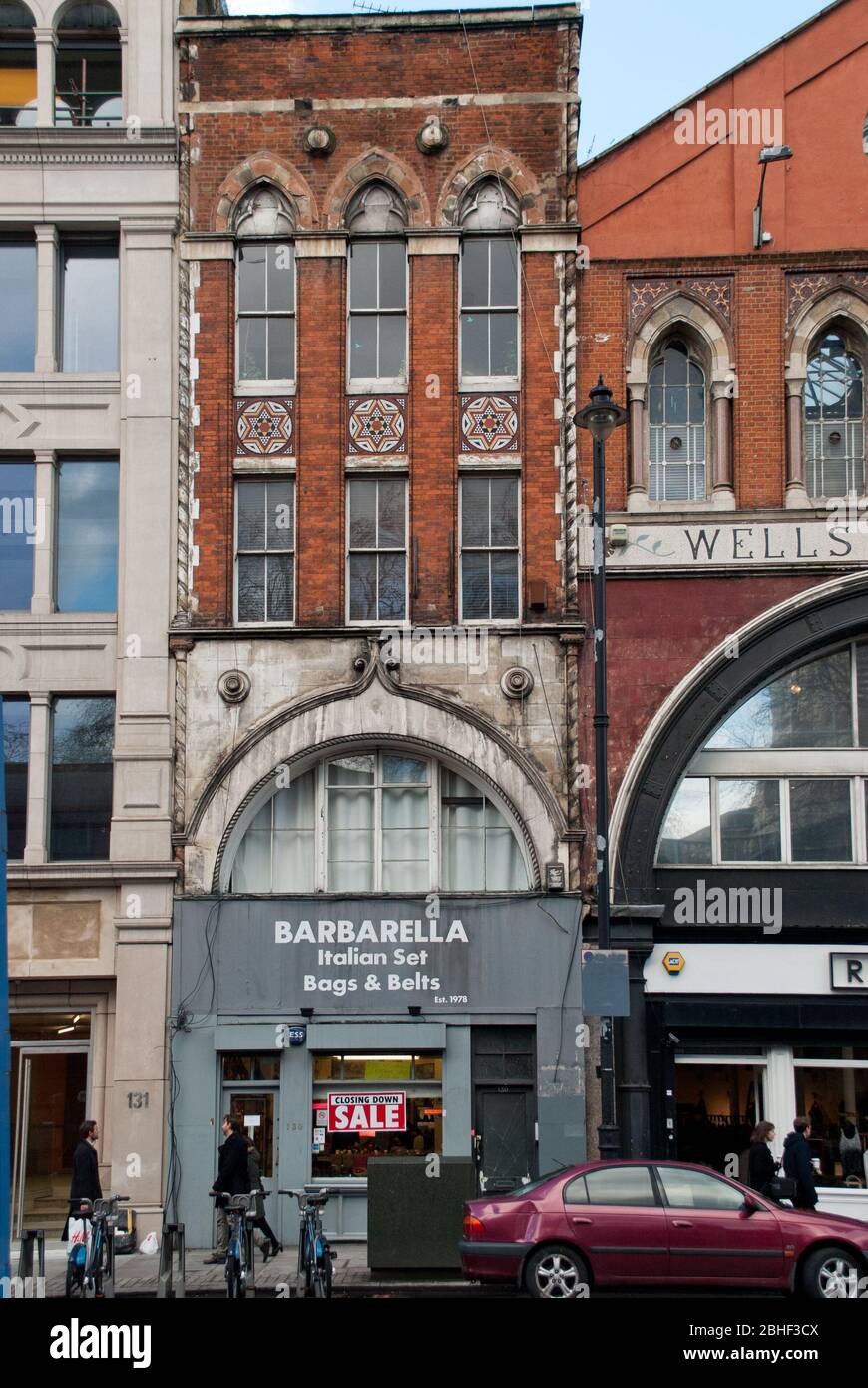 Ancienne Wells and Company commercial Iron Works, Shoreditch High Street, London Borough of Hackney, EC2 Banque D'Images