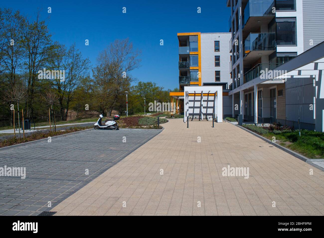 Regain des villes Banque D'Images