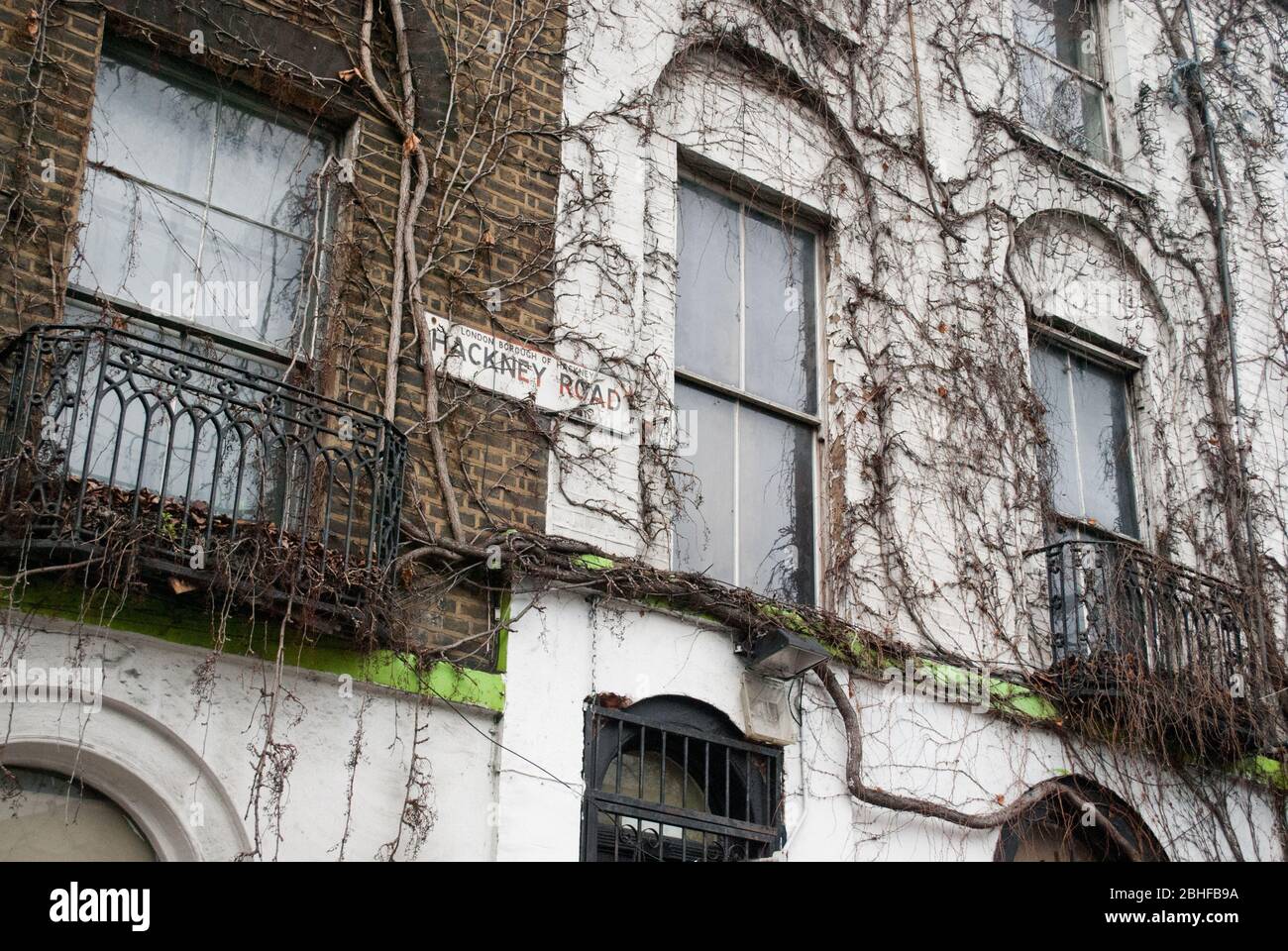 Usine de grimpeurs Ivy Hackney, Londres Banque D'Images