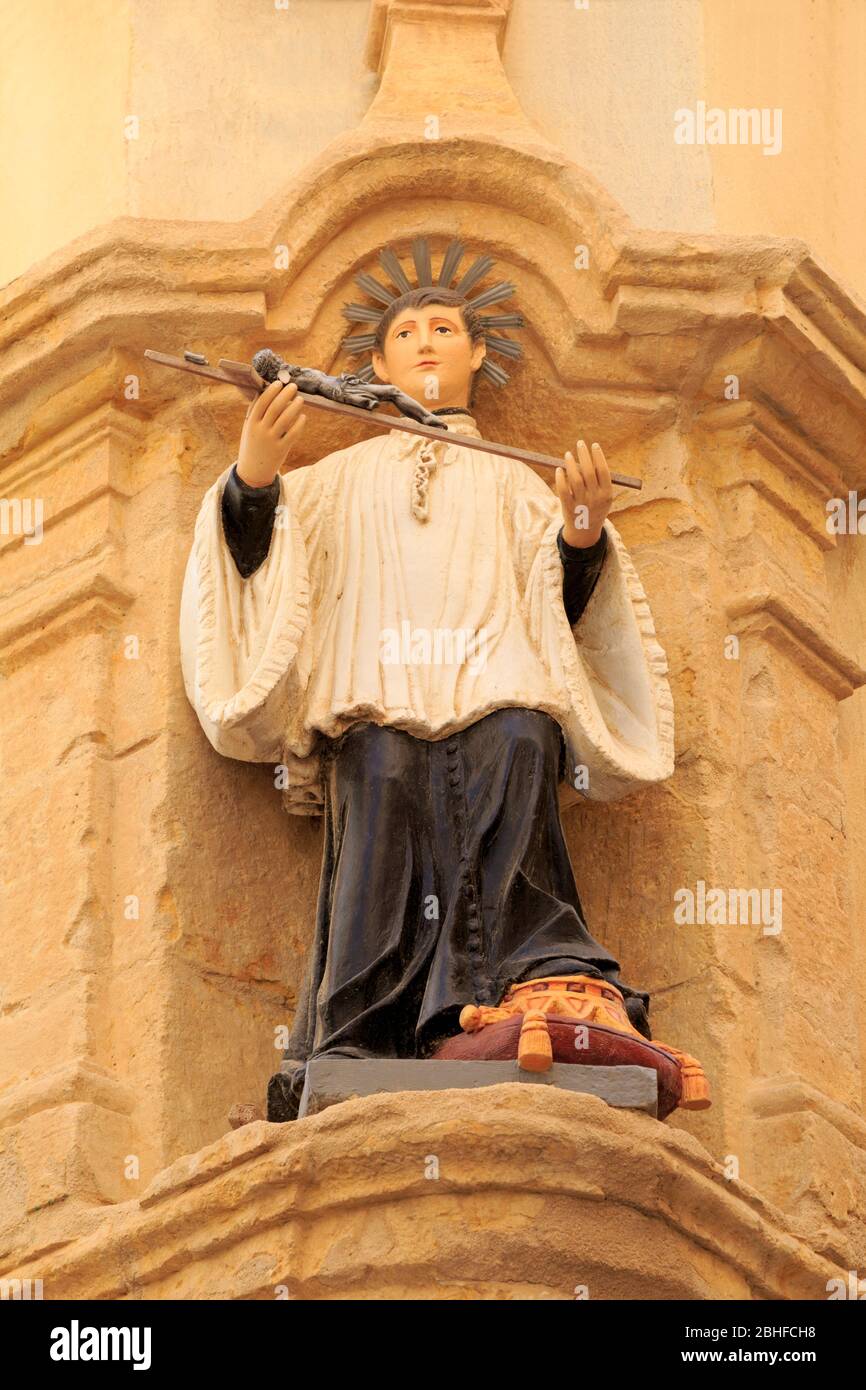 Basilique Saint-Georges, hôtel de ville de Victoria, l'île de Gozo, Malte, Europe Banque D'Images