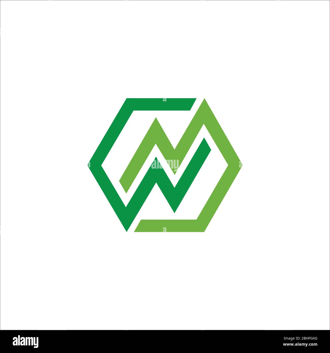 Lettre initiale logo wm ou modèle de conception vectoriel logo mw Illustration de Vecteur