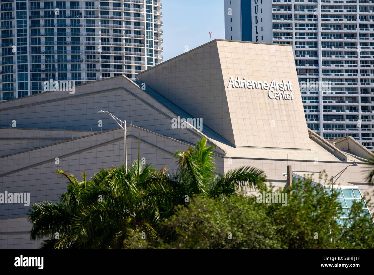 Image de la Adrienne Arsht Centre for the arts de la scène James L Knight Centre Centre Centre-ville de Miami FL Banque D'Images