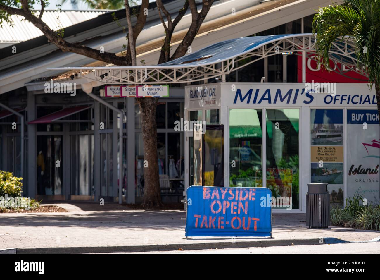 Photo de Bayside Marketplace Downtown Miami FL Banque D'Images
