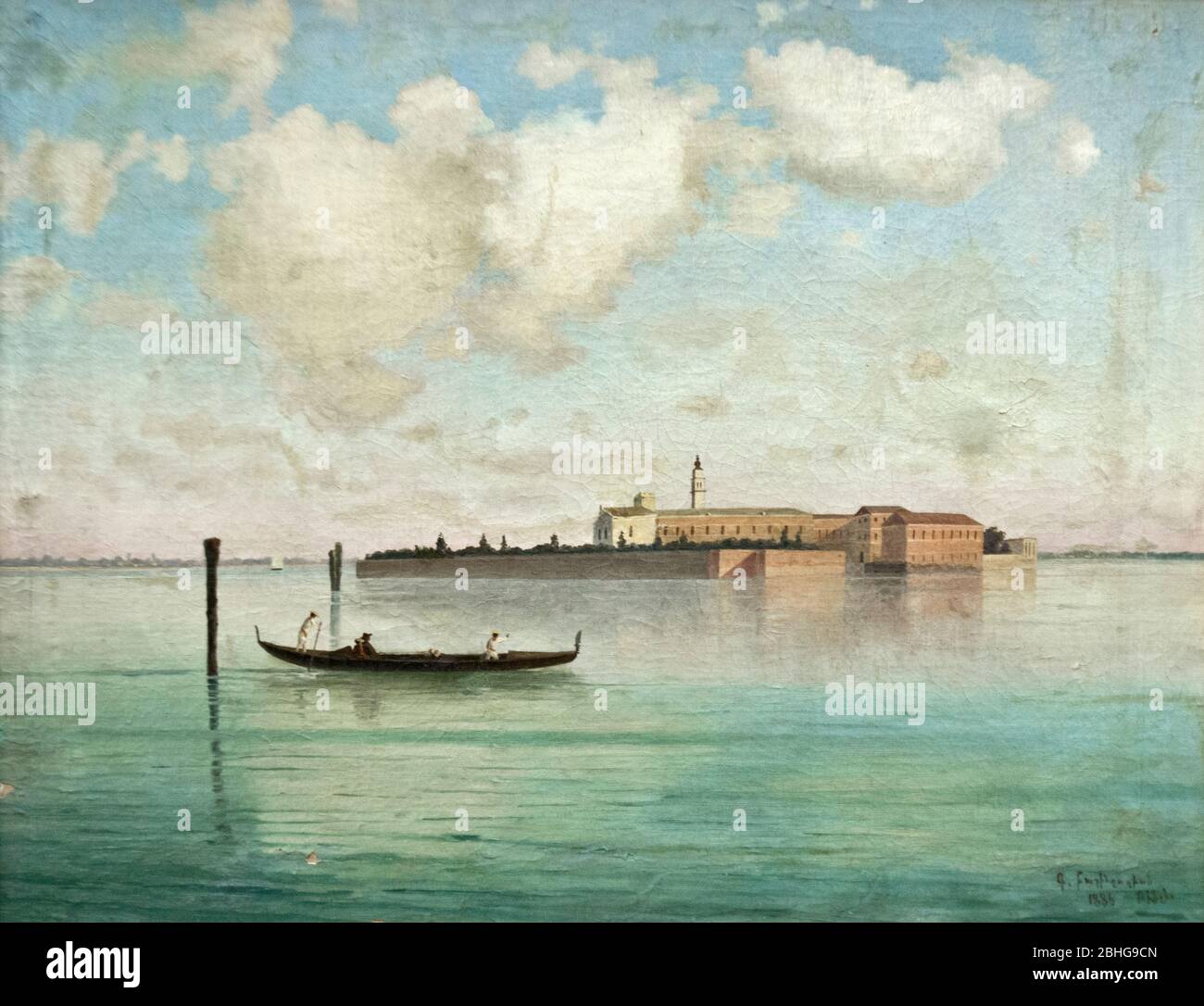 Gevorg Bashinjaghian - Seascape (1886) Banque D'Images